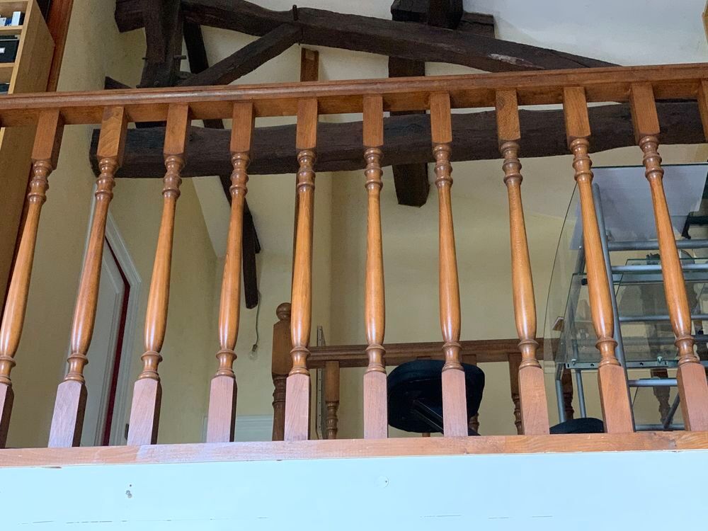 Garde corps en h&ecirc;tre Bricolage
