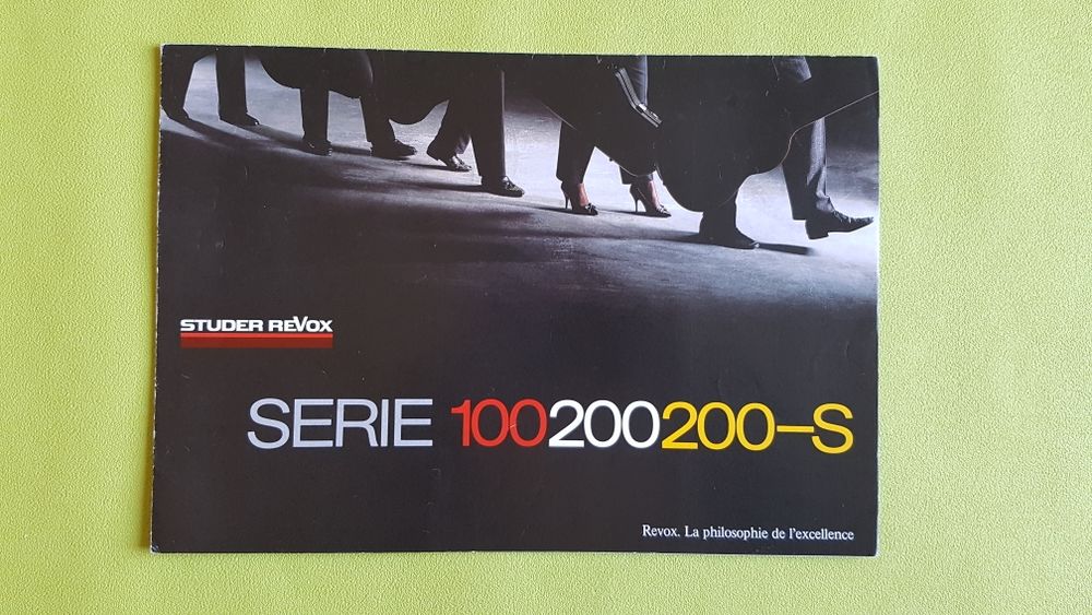 STUDER REVOX Audio et hifi