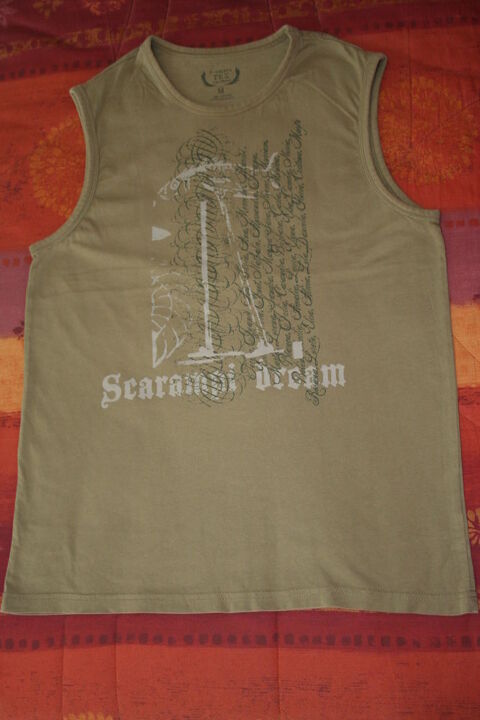 T-shirt sans manche olive 16 ans / 38 Gar�on MIROTON 2 Tournefeuille (31)