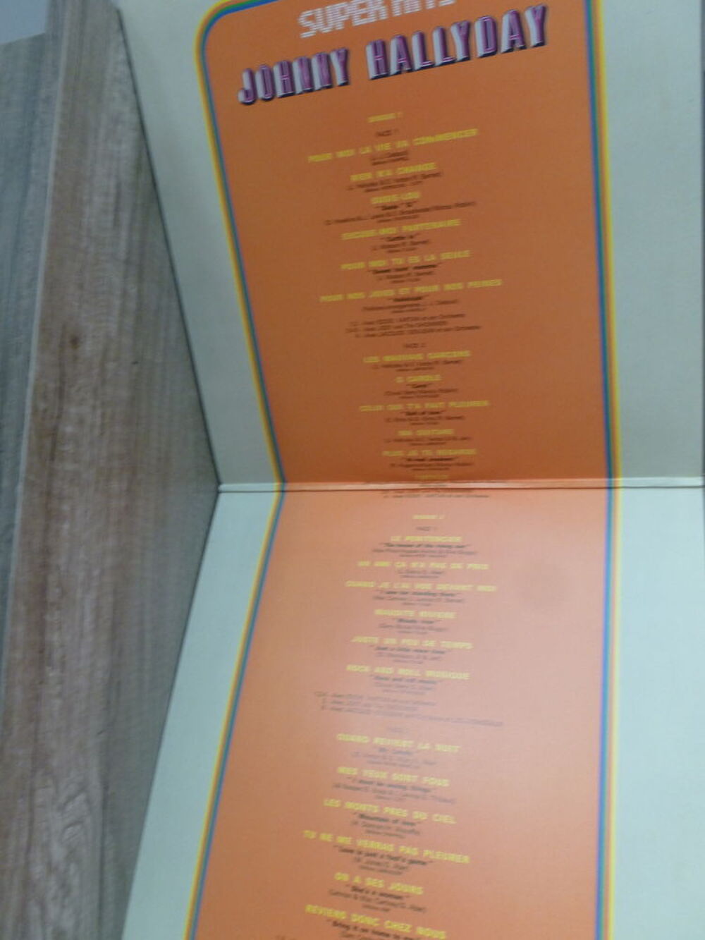 LOT DE 8 disques 33 tours .JOHNNY HALLYDAY Audio et hifi