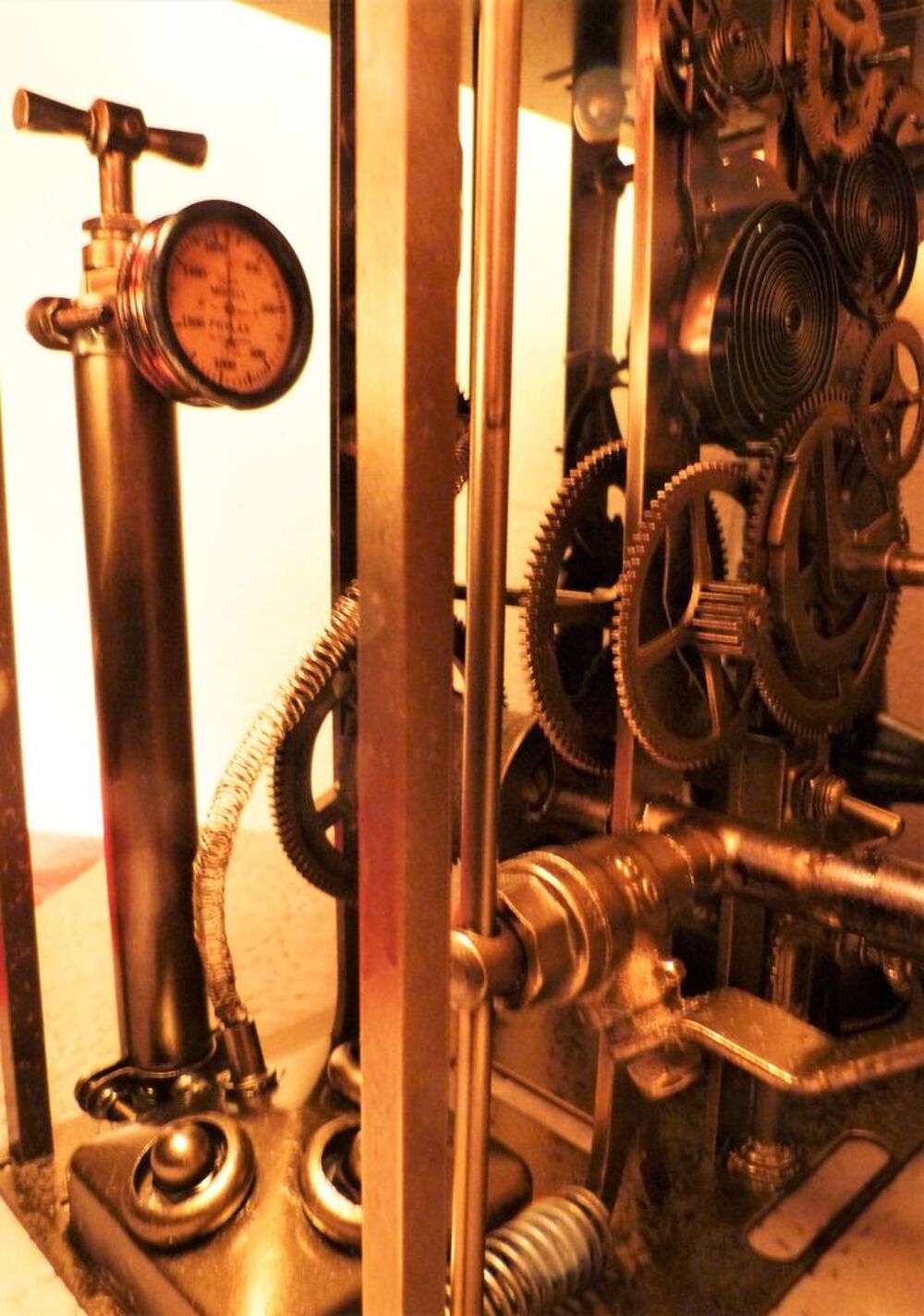 Curiosit&eacute; "ANTIQUE GEARS FACTORY XIX" Steampunk Décoration