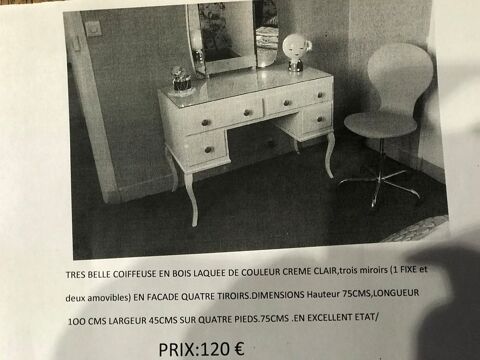 Coiffeuse vintage 1975 120 Montlignon (95)
