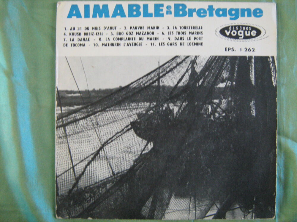AIMABLE EN BRETAGNE avec son accordeon et son orgue CD et vinyles
