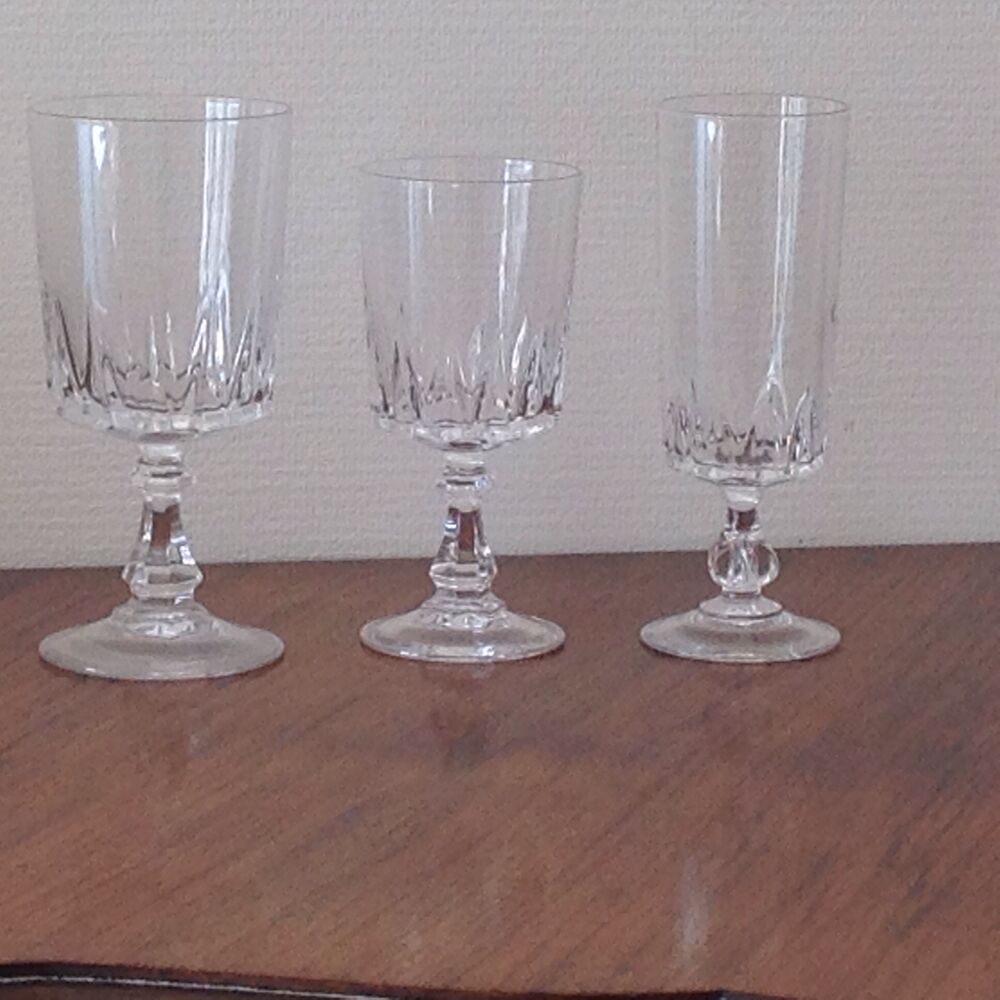 Verre de table en cristal Décoration