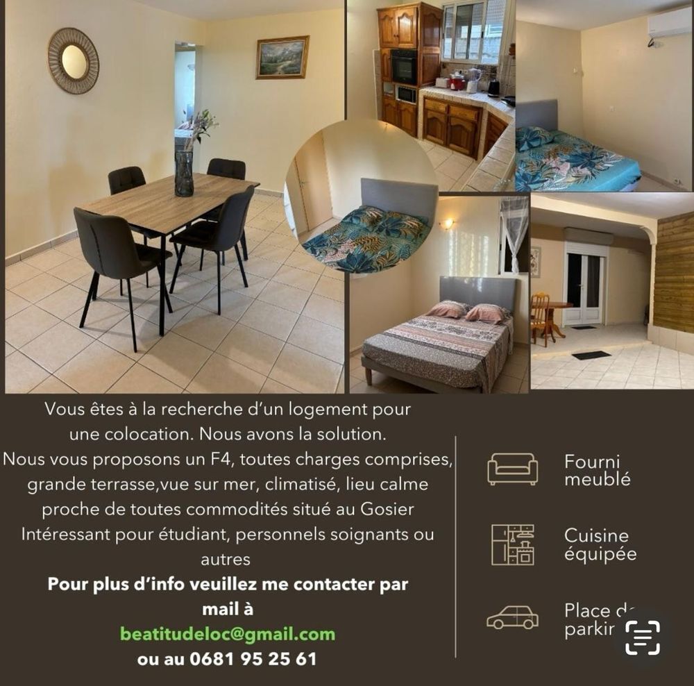 Location Maison saisonnière et co Le gosier