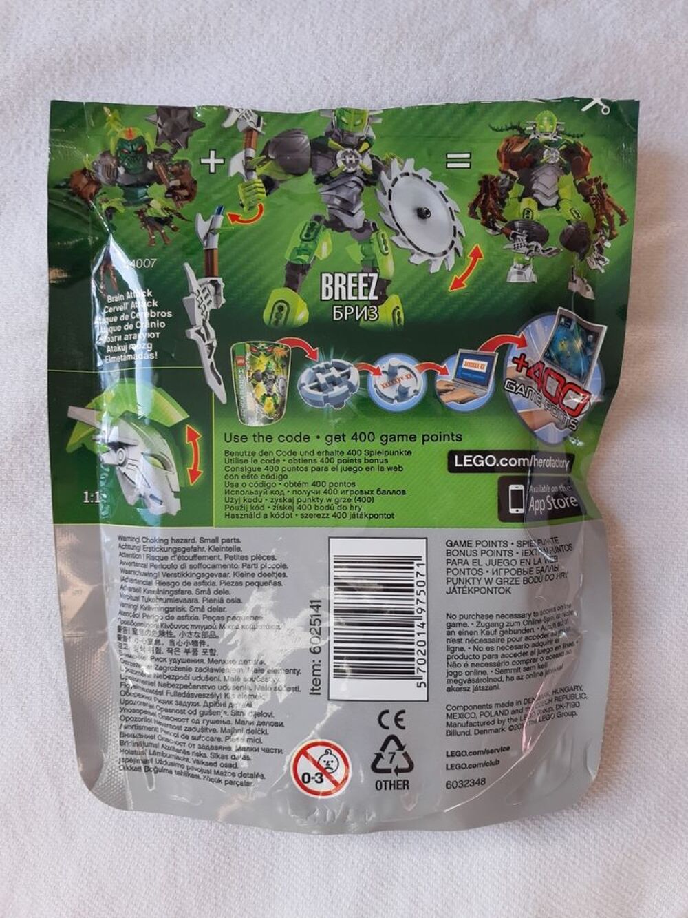 Lego Hero Factory Vert Jeux / jouets