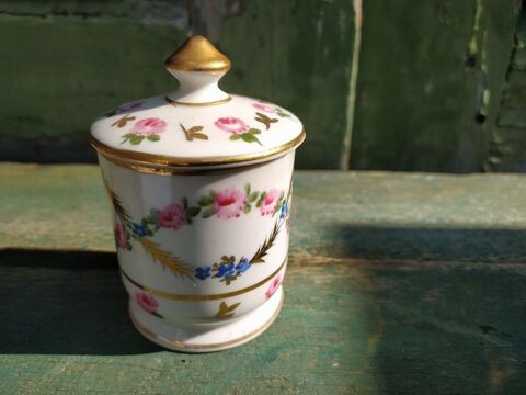Pot Porcelaine PF France Décor Style XVIIIème 16 Loches (37)