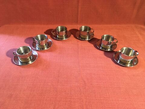 Lot de 6 tasses inox isothermes 70 Narbonne (11)