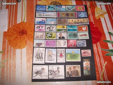 Lot de 248 timbres différents et oblitérés de Belgique. Aillevillers-et-Lyaumont (70)