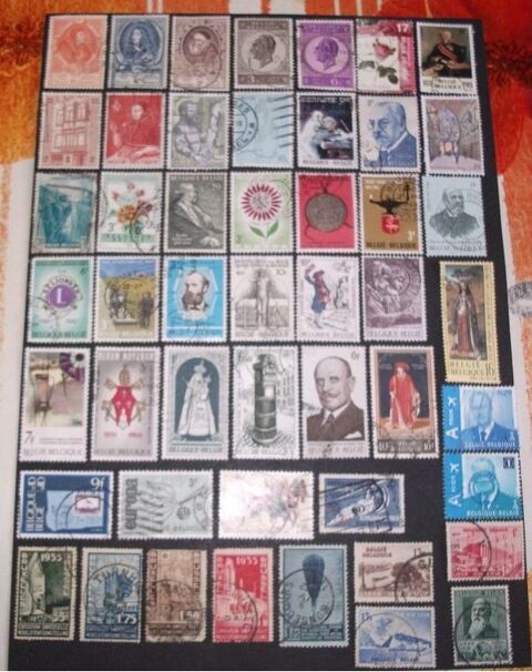 Lot de 266 timbres différents et oblitérés de Belgique. 6 Aillevillers-et-Lyaumont (70)