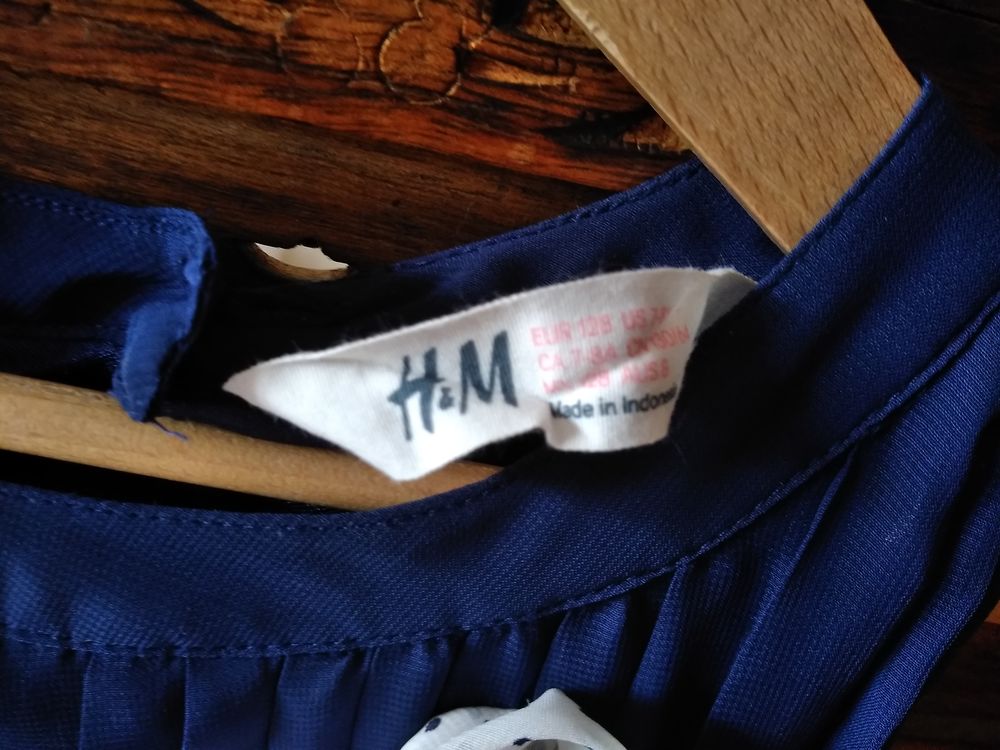 Robe voile bleu marine h&amp;m Vêtements enfants