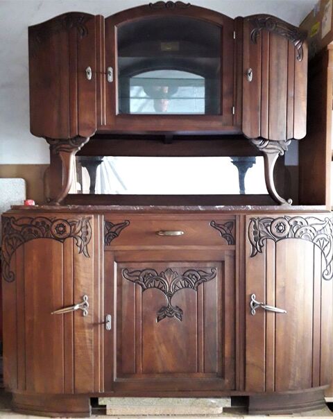 Buffet de salle à manger   vintage   années 30, deux corps 190 Angoulême (16)