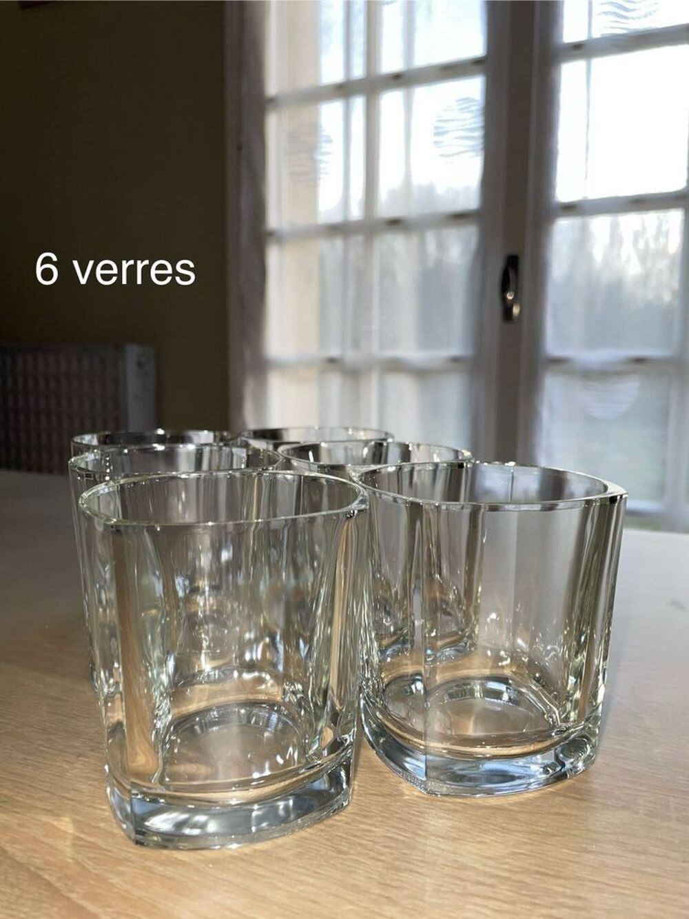 Service &agrave; verres Décoration