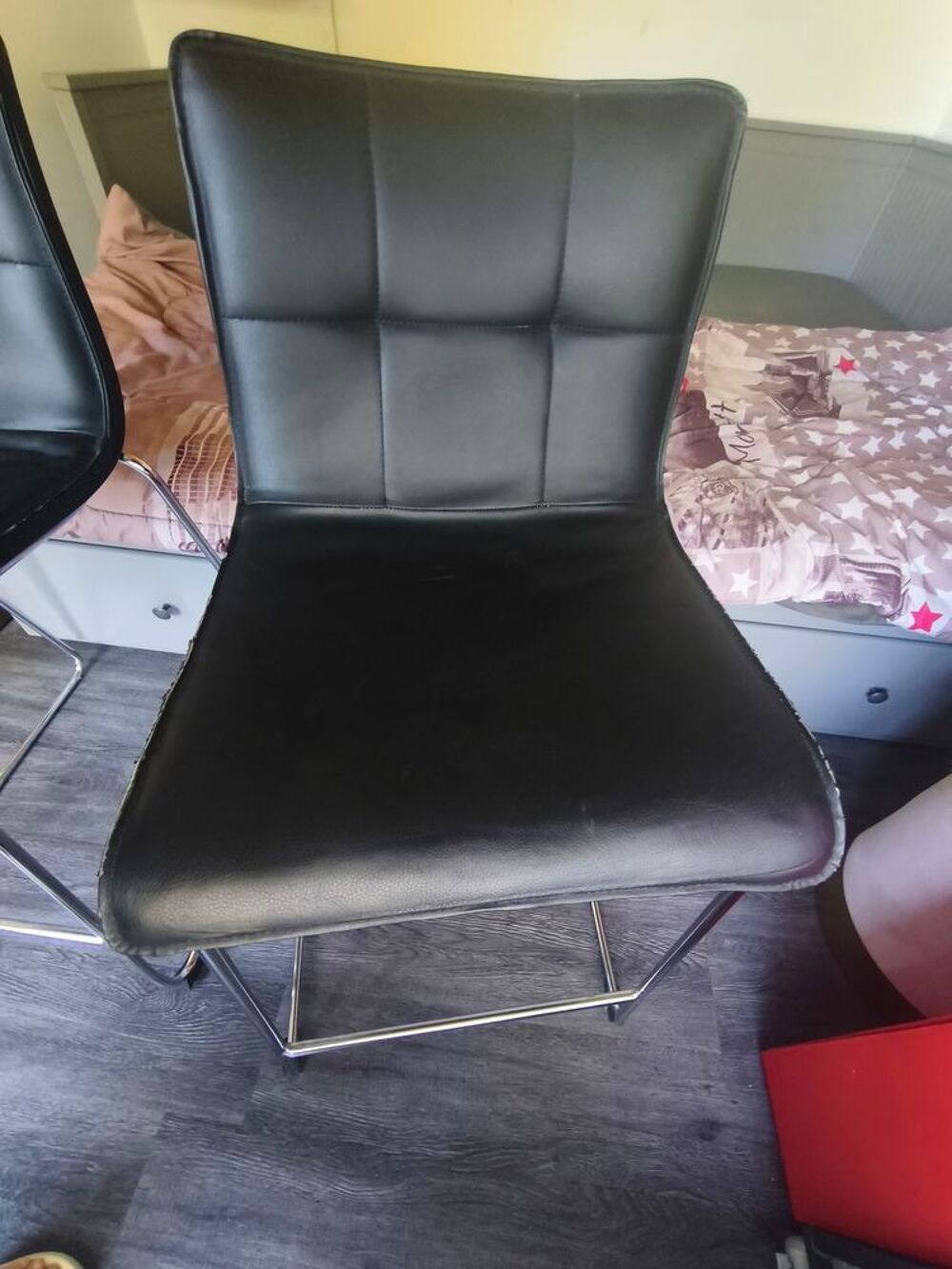 Lot de 2 Tabourets de bar noir Meubles