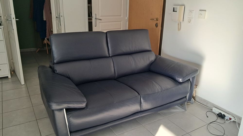 CANAPE CUIR 2 PLACES Meubles