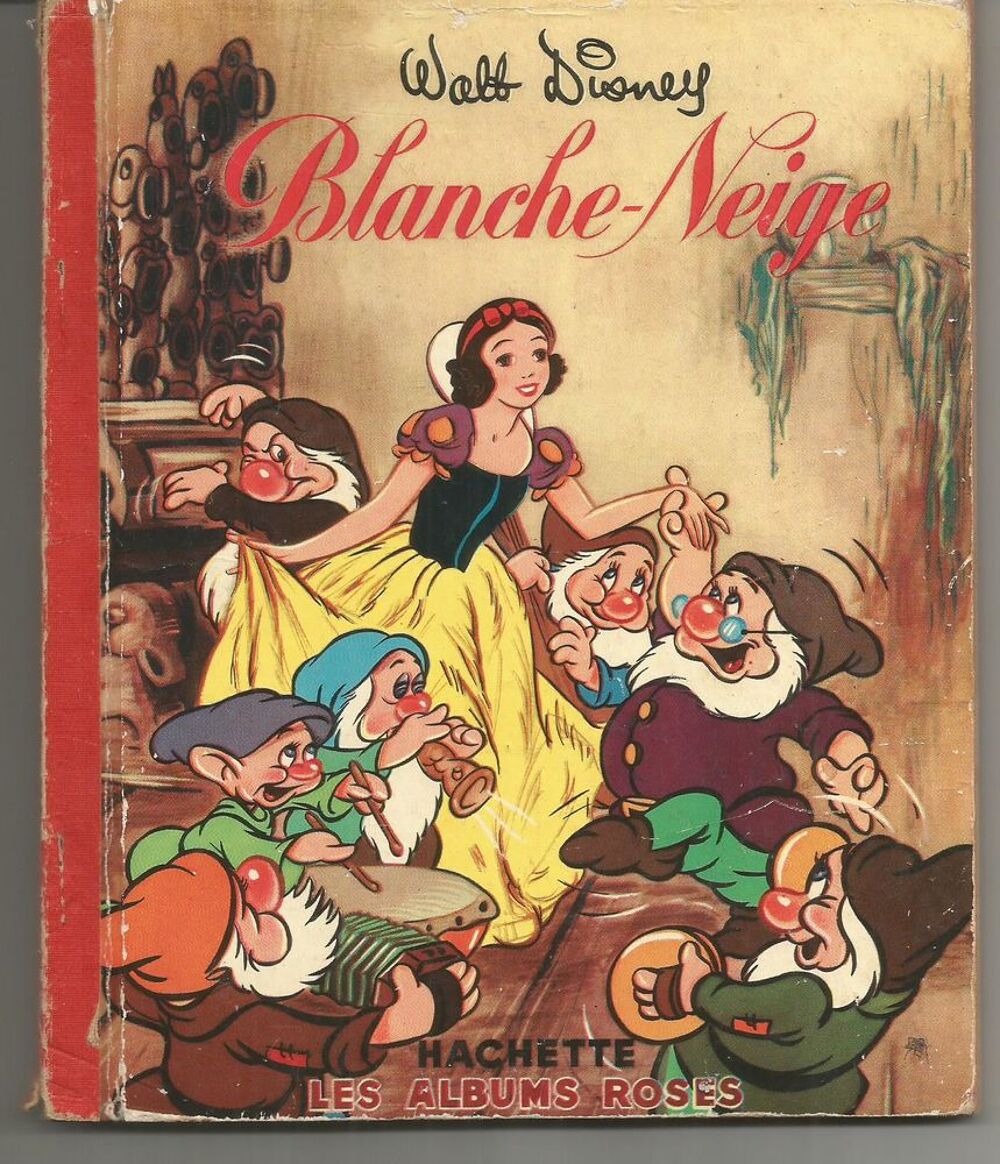 WALT DISNEY Blanche Neige Collection les albums roses Livres et BD