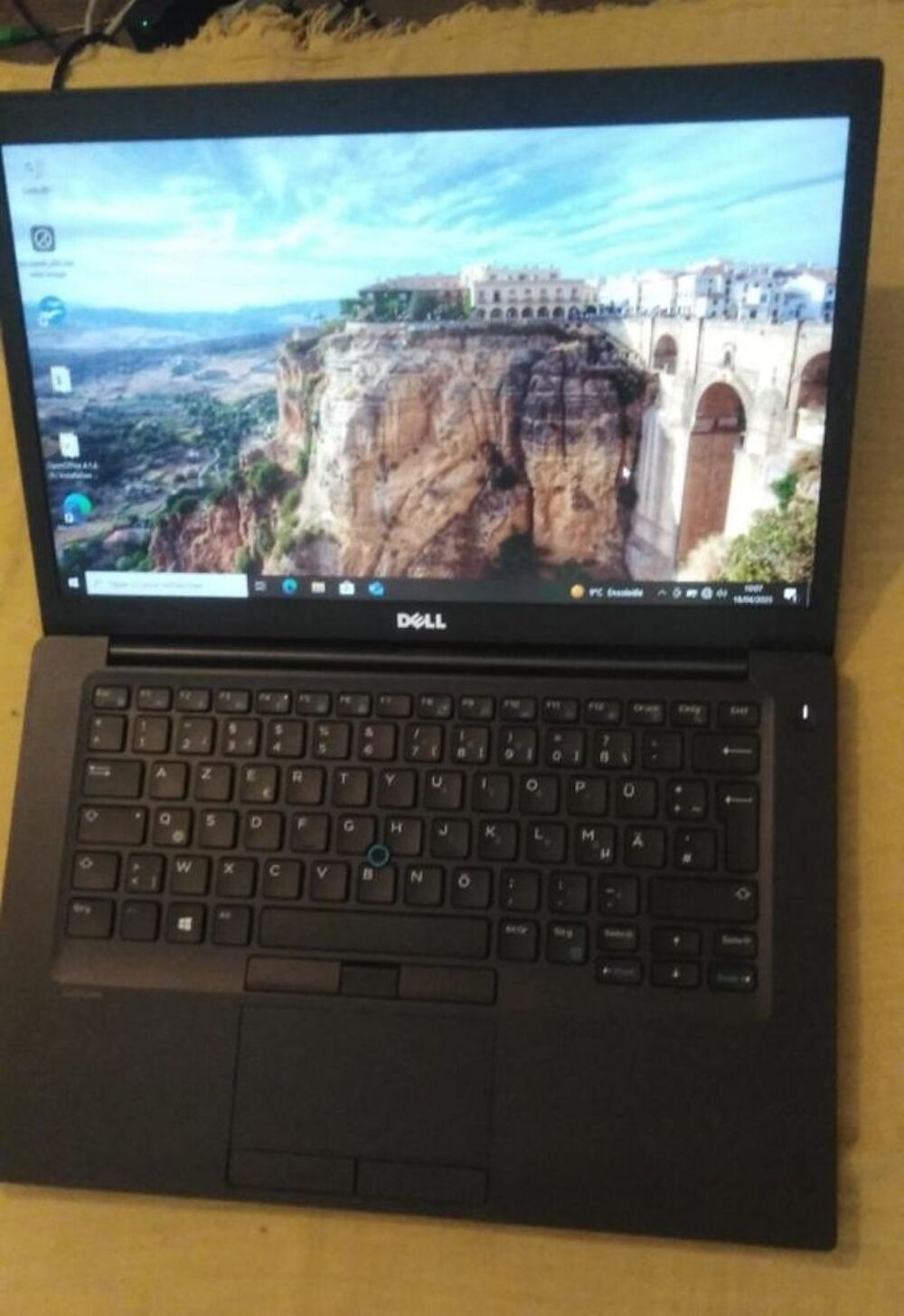 Micro DELL 7480 i5 6th 8go 256go ssd grade A 14 pouces Matériel informatique