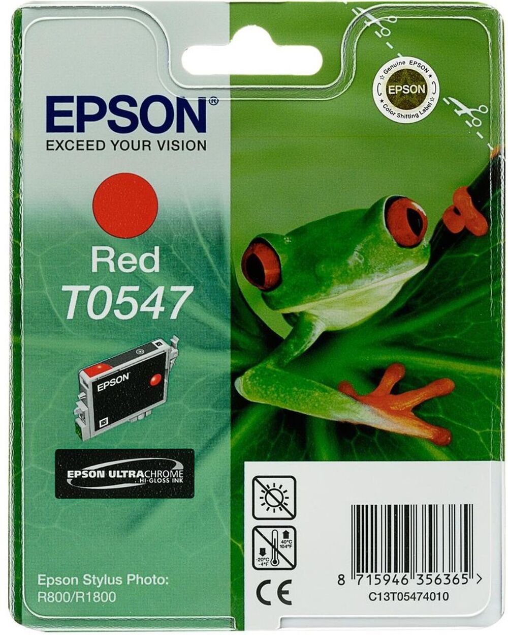 Cartouche Epson T0547 rouge Matériel informatique