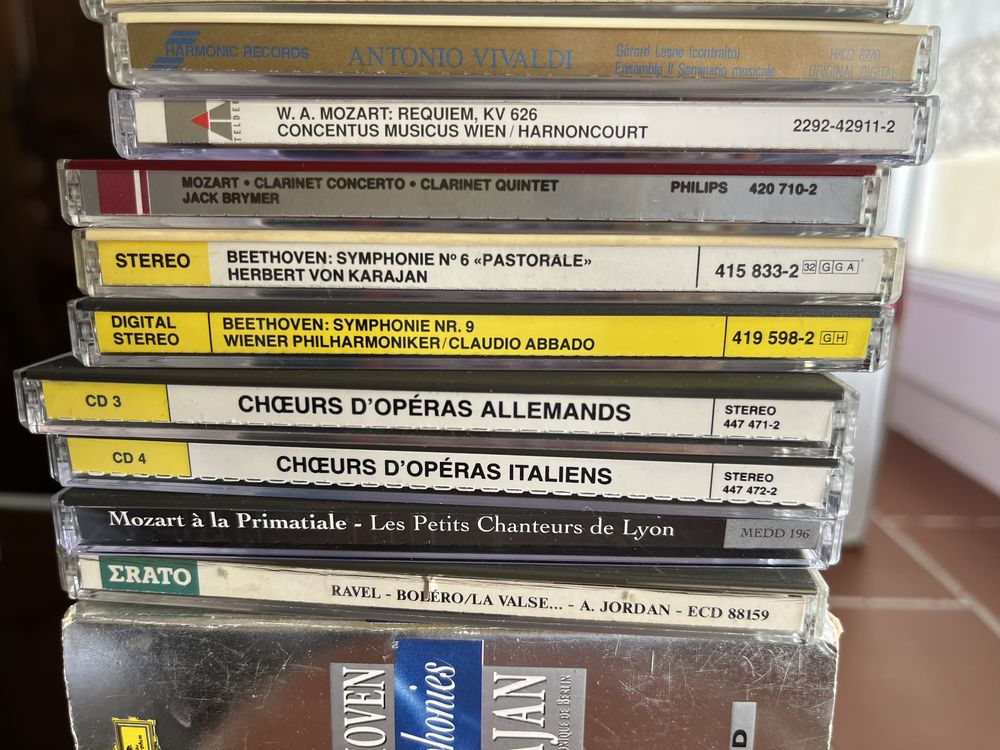 disques compact CD et vinyles