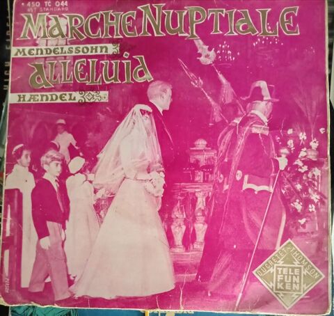 HAENDEL ET MENDELSSON / OPERA / DISQUE VYNIL 45 TOURS / 3 Pont-Audemer (27)