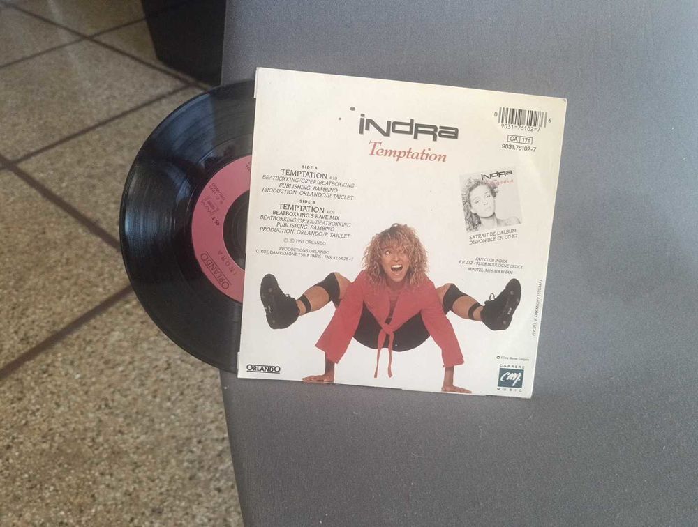 Indra temptation CD et vinyles