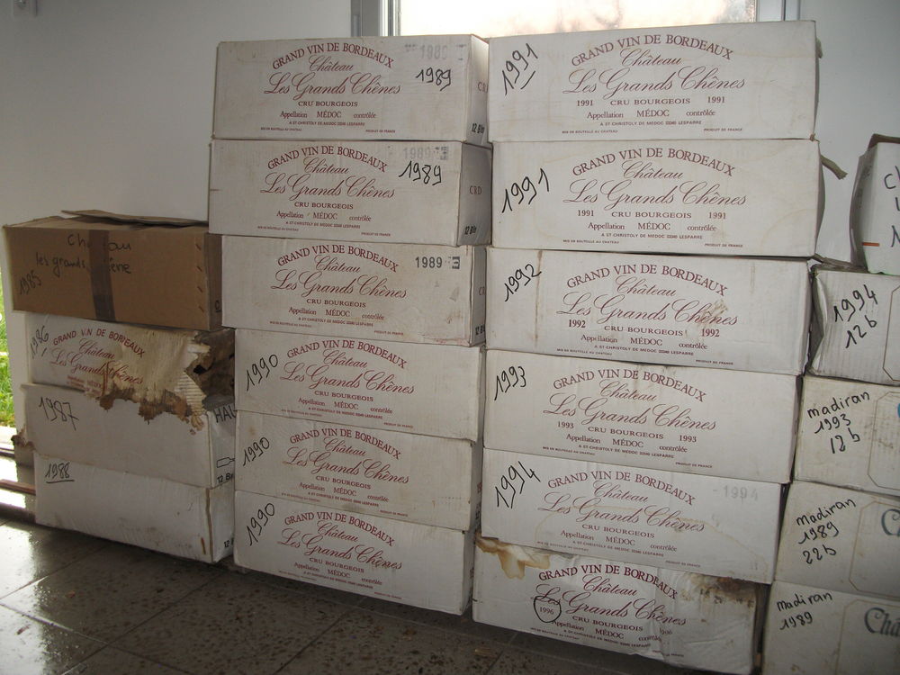 Cause d&eacute;c&egrave;s vin Bordeaux cru Bourgeois carton de 6 