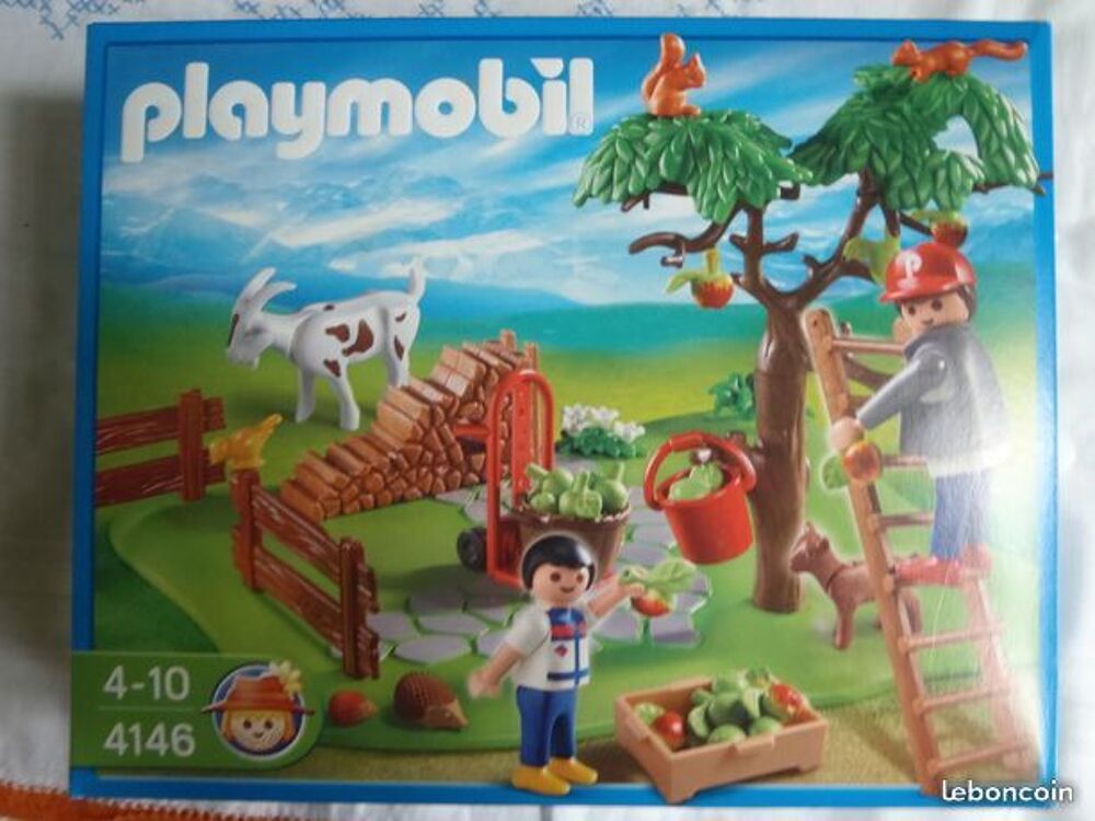 Playmobil : cueillette des pommes 4146 . Bo&icirc;te neuve Jeux / jouets