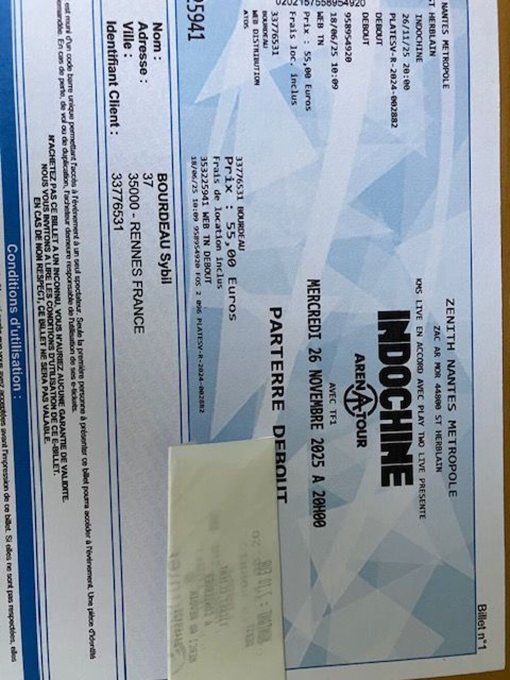 Concert Indochine Nantes Billetterie