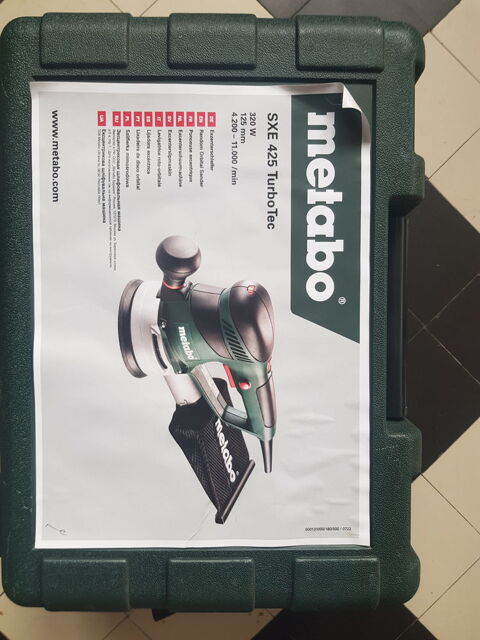 Ponceuse excentrique Metabo Neuve 200 V�zelise (54)