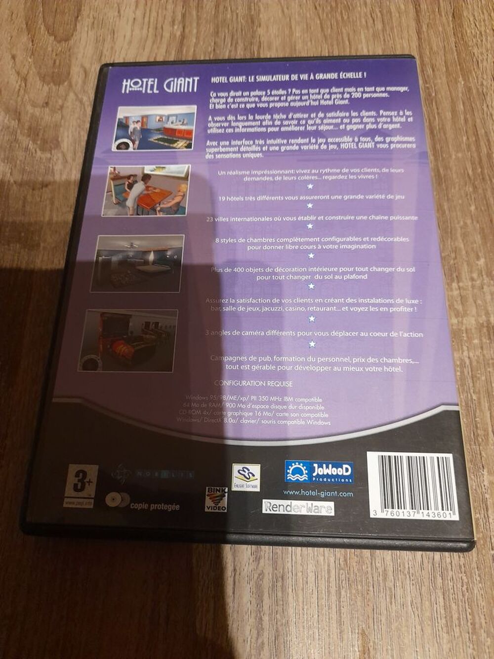 Jeu PC "H&ocirc;tel Giant". Consoles et jeux vidéos
