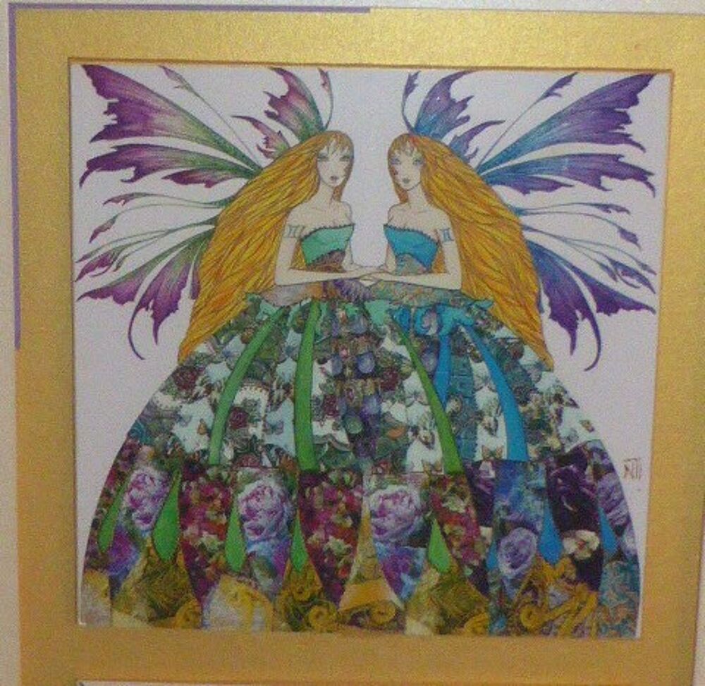 Tableau les f&eacute;es de Johara ESCOURROU Décoration