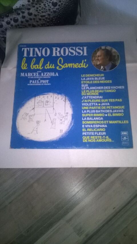 Vinyle Tino Rossi
Le Bal Du Samedi
1976
Excellent etat
L 7 Talange (57)