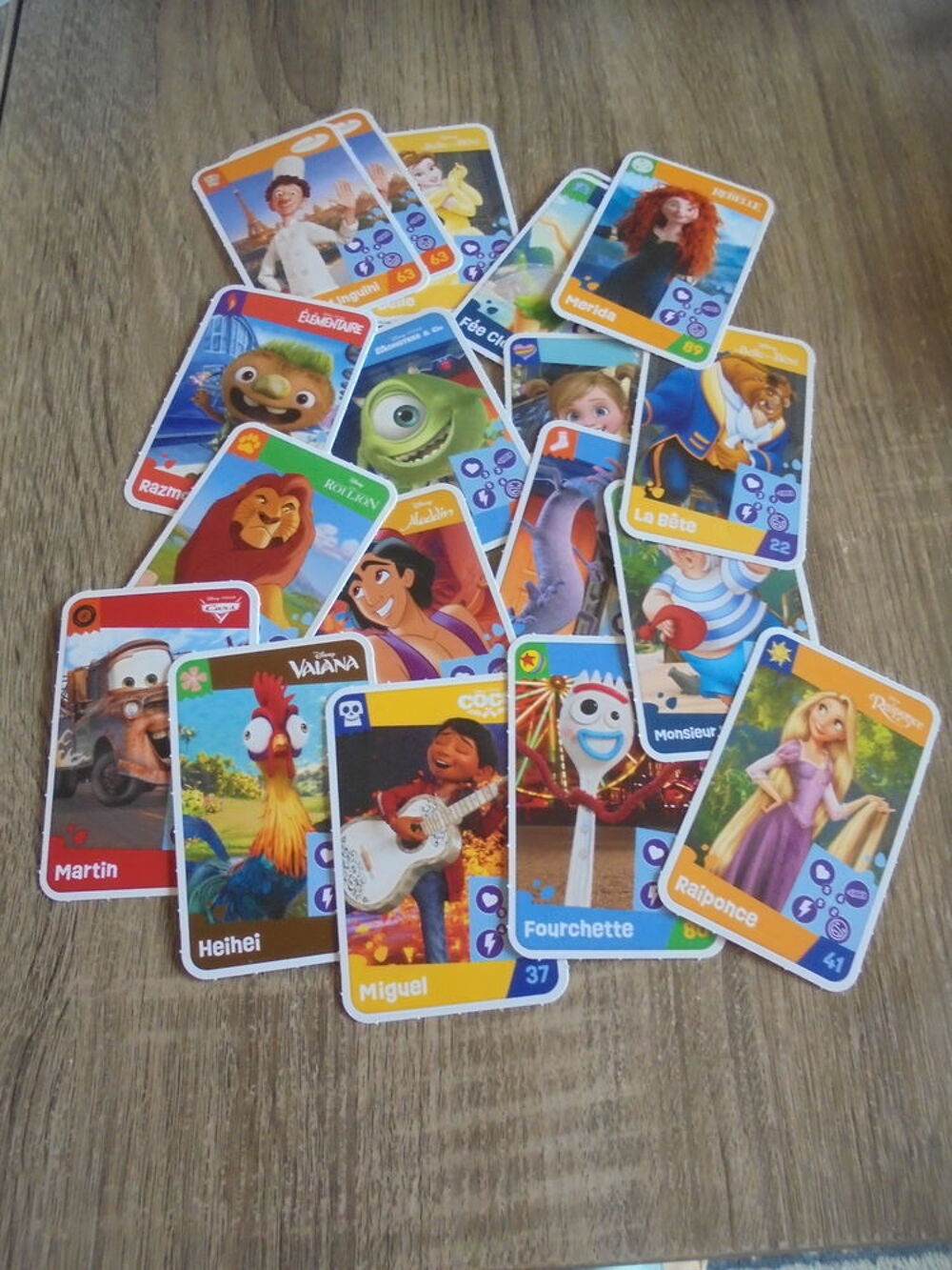 Cartes Disney Auchan Jouons R&ecirc;vons 2024 (76) 