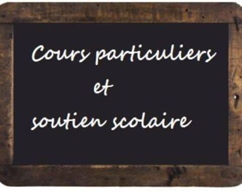 Cours particuliers dispens&eacute;s par professeure exp&eacute;riment&eacute;e 0 59170 Croix
