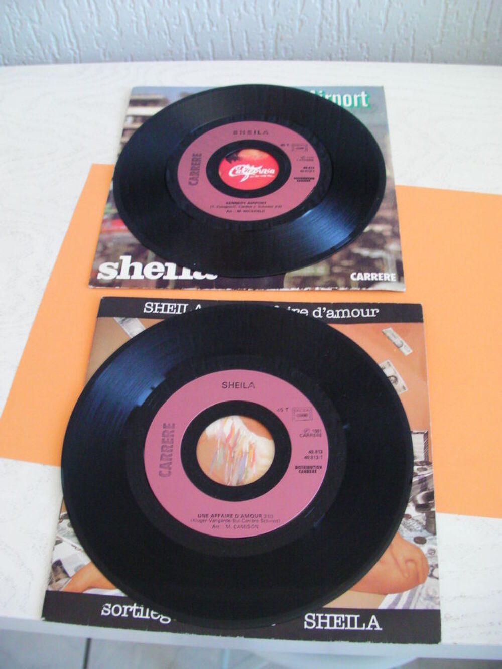 45 tours SHEILA "KENNEDY AIRPORT" ... CD et vinyles