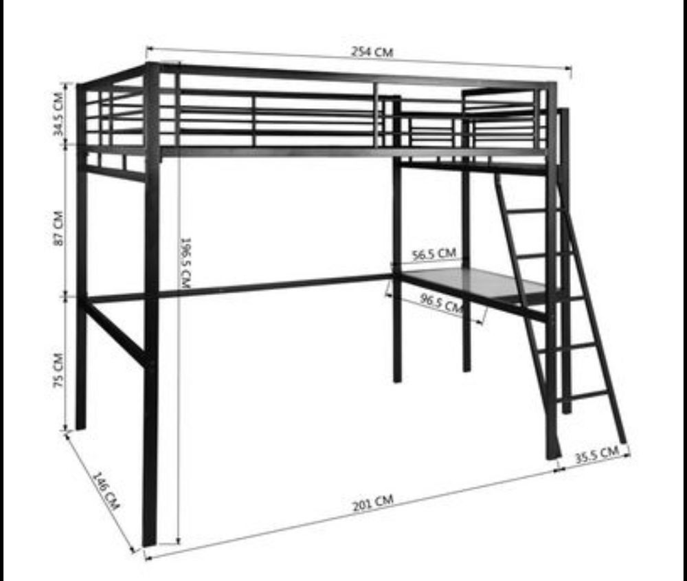 Lit mezzanine Meubles