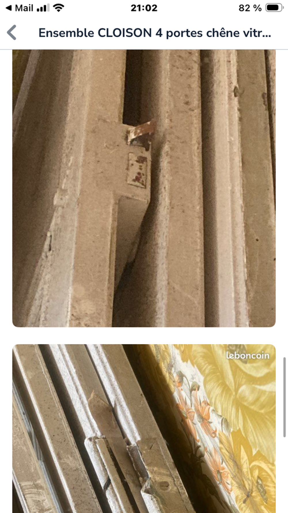 ensemble cloison vitr&eacute;e 4 portes XXL Bricolage