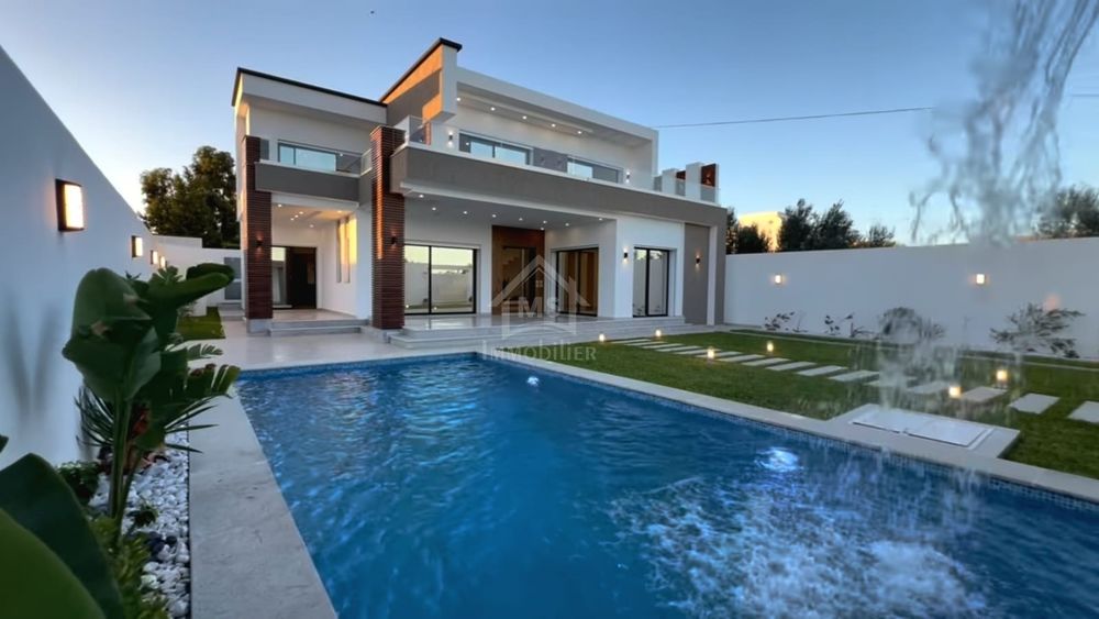 Vente Villa Villa S+4 toute neuve avec piscine à Hammamet Sud Hammamet sud, tunisia (Tunisie)