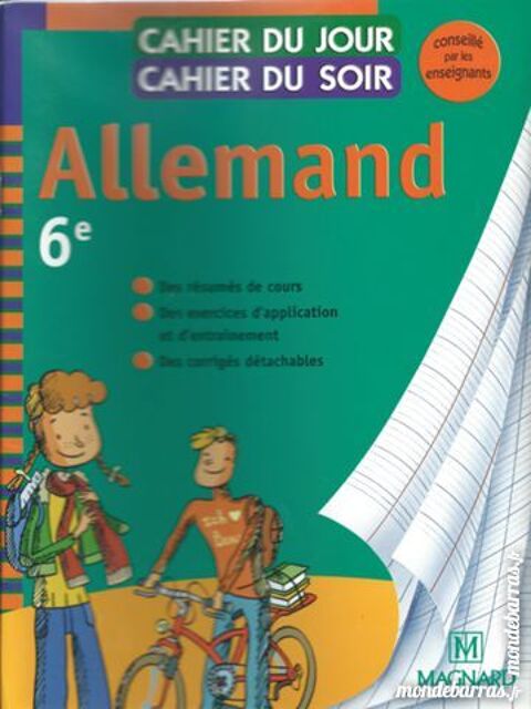 Cahier d'allemand - 6�me (10) 4 Tours (37)