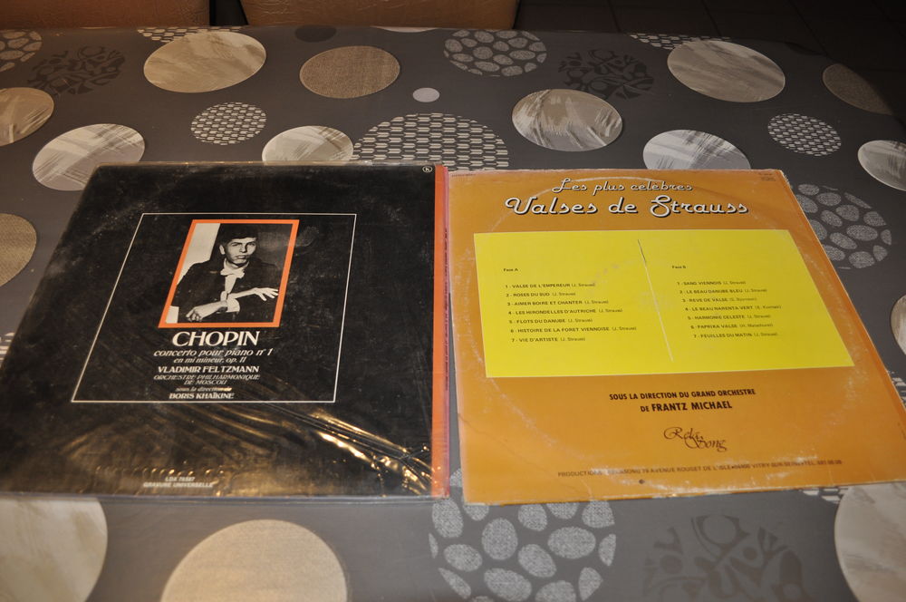 33 tours, vinyle. Chopin concerto pour piano 1 CD et vinyles