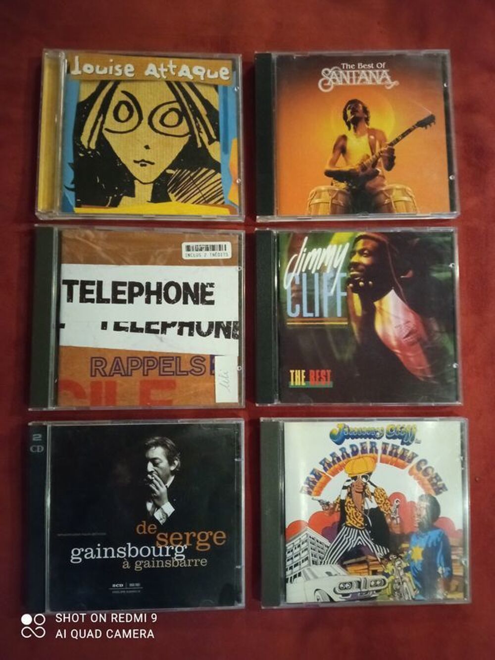 CD unit&eacute; ou lot CD et vinyles