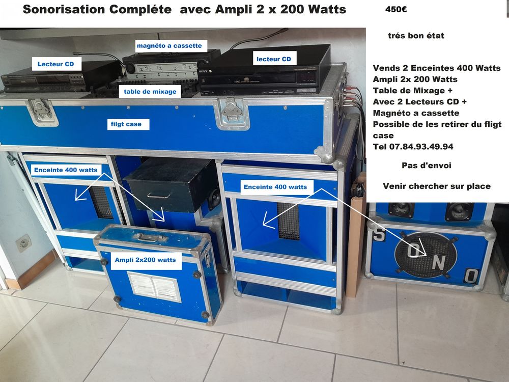 Sonorisation Compl&egrave;te Instruments de musique