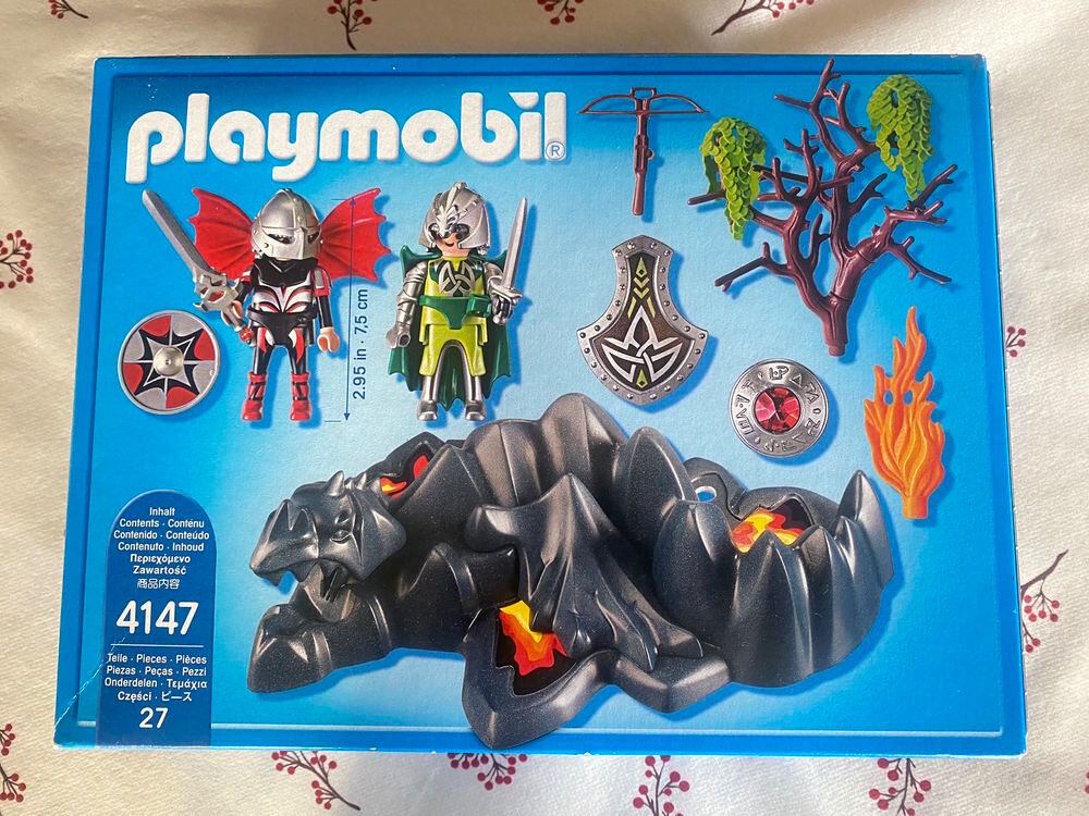 Bo&icirc;te de chevaliers Playmobil - 27 pi&egrave;ces Jeux / jouets