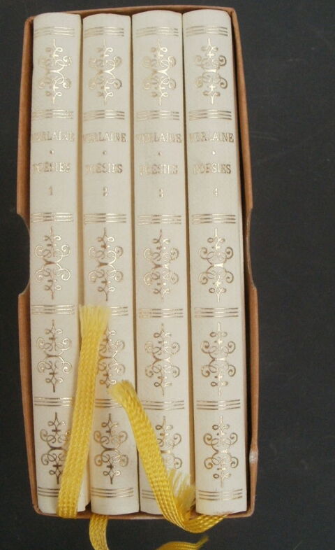Posies de VERLAINE en 4 tomes, sous emboitage 18 Montauban (82)
