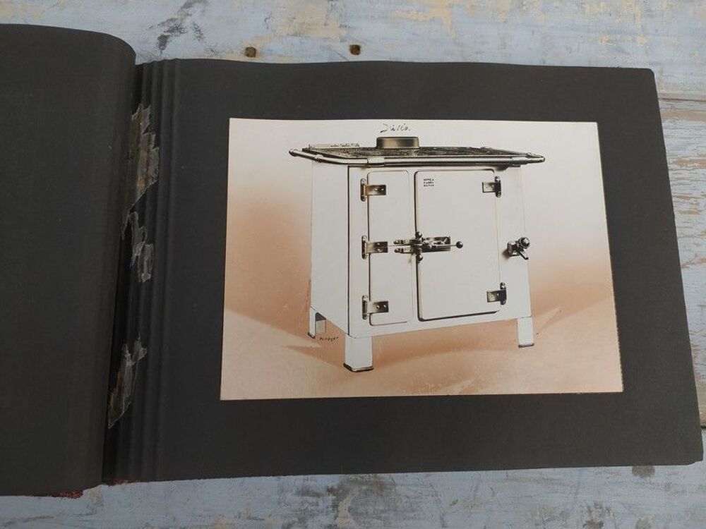 Album Publicitaire Photographies Cuisini&egrave;res &agrave; Bois ca1930 