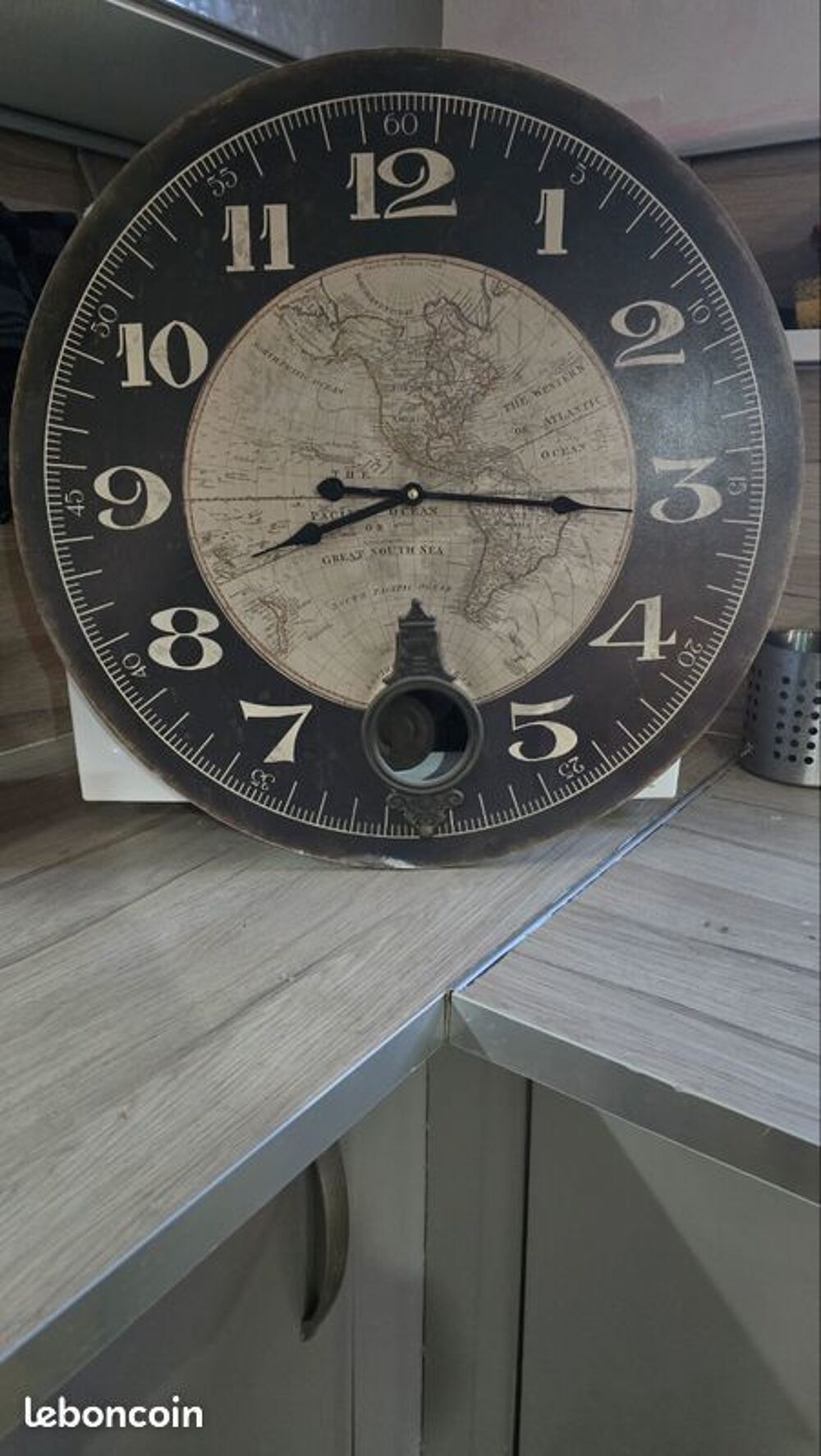 Grande Horloge vintage Décoration