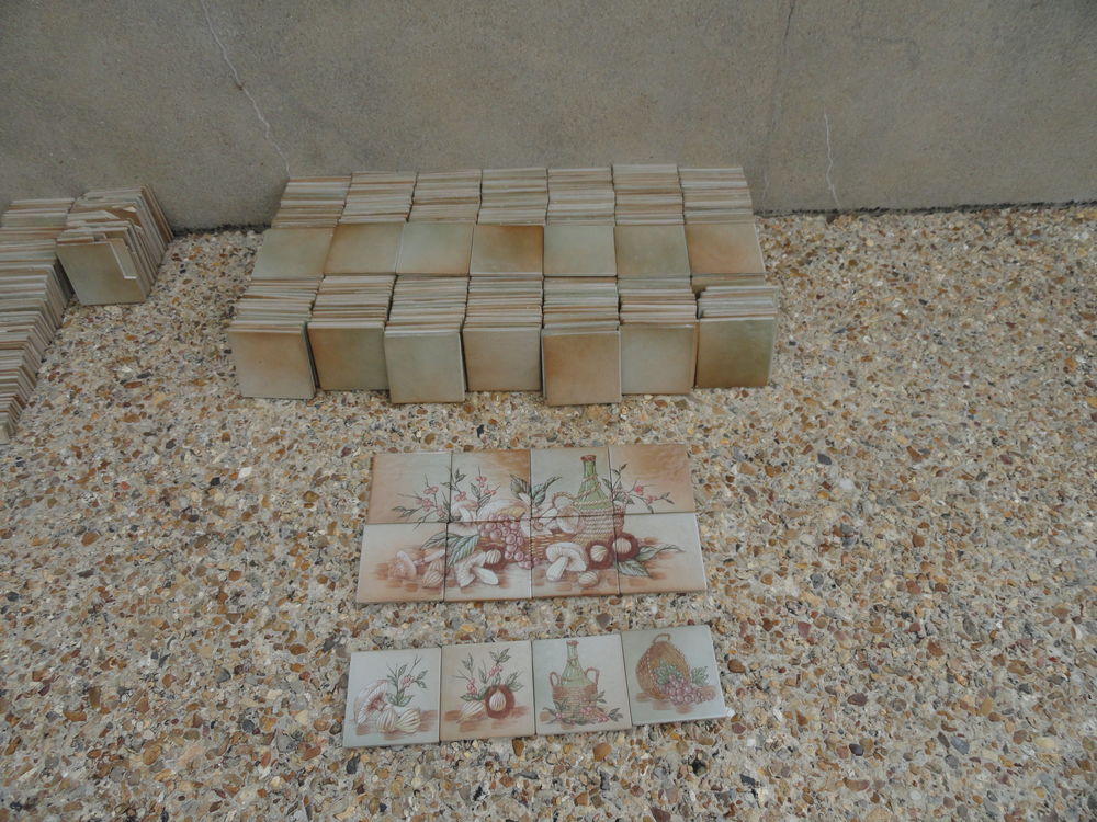 Carreaux de faience de r&eacute;emploi Bricolage