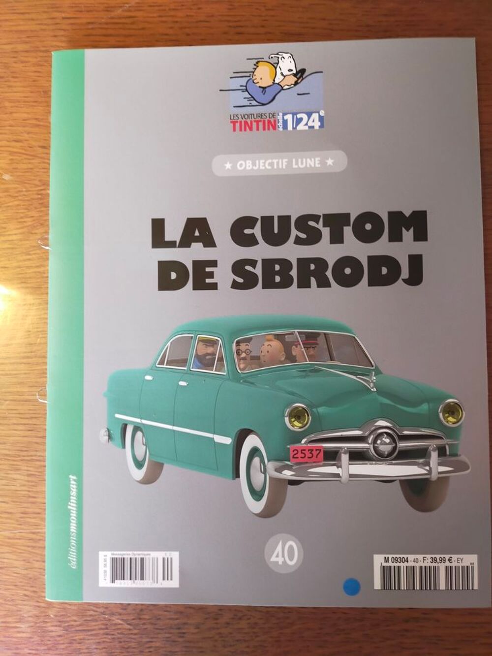 4 voitures Tintin Hachette Moulinsart 1/24 (39e une)
