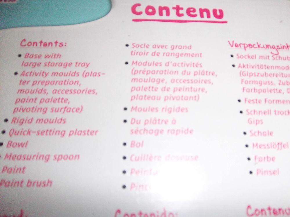 Atelier de moulage Jeux / jouets