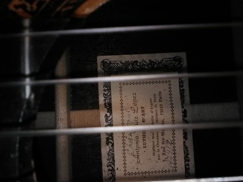 guitare classique de concert antonio ruiz lopez Instruments de musique
